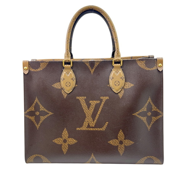 LOUIS VUITTON Monogram Reverse On the Go MM M45321 Brown Tote Bag/Handbag for Me - Picture 1 of 10